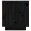 vidaXL Έπιπλο Τηλεόρασης Μαύρο 110x35x40,5 εκ. από Μασίφ Ξύλο Πεύκου