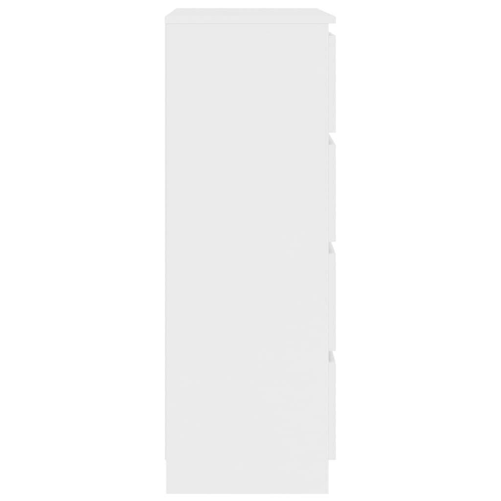 vidaXL Συρταριέρα Λευκή 60 x 35 x 98,5 εκ. από Επεξεργασμένο Ξύλο