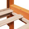 vidaXL Κρεβάτι Βιβλιοθήκη Χωρίς Στρώμα 75x190 εκ Μασίφ Ξύλο Πεύκου
