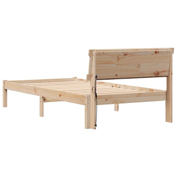 vidaXL Κρεβάτι Καρέκλα Κερήθρα Καφέ Καφέ 100 x 200 cm Ξύλο πεύκου