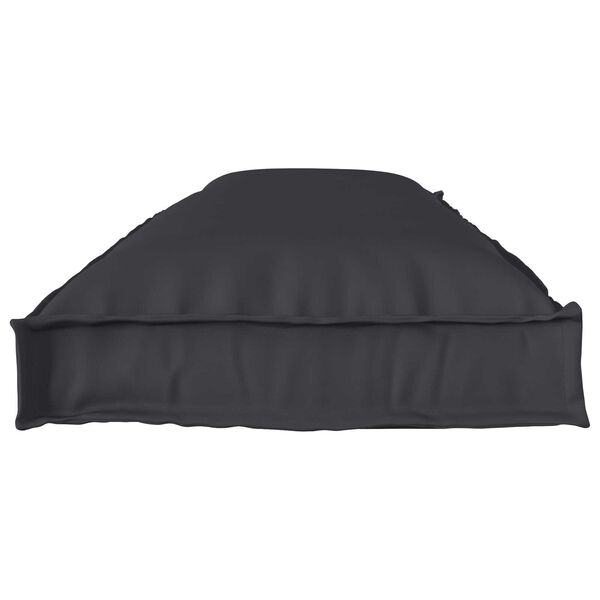 vidaXL Μαξιλάρια Παλέτας για Πάγκο 2 τεμ Μαύρο 150x40x8 εκ. Ύφασμα Oxford