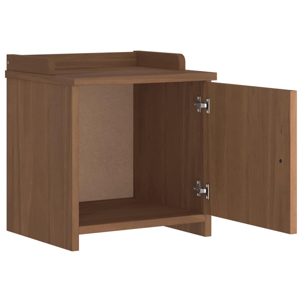 vidaXL Πάγκος διαδρόμου "SANDNES" 45x40x50 εκ.Πεύκο μασίφ ξύλο
