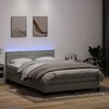 vidaXL &Kappa;&rho;&epsilon;&beta;ά&tau;&iota; Boxspring &mu;&epsilon; &Sigma;&tau;&rho;ώ&mu;&alpha; & LED &Alpha;&nu;&omicron;&iota;&chi;&tau;ό &Gamma;&kappa;&rho;&iota; 160x220 &epsilon;&kappa;. &Beta;&epsilon;&lambda;&omicron;ύ&delta;&iota;&nu;&omicron;