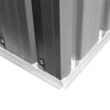 vidaXL Αποθήκη Κήπου Γκρι 257 x 205 x 178 εκ. Μεταλλική