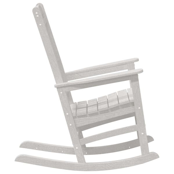 vidaXL Κουνιστή Καρέκλα Κήπου 2 pcs Λευκό 70 x 92 x 108 εκ. Πλαστικό