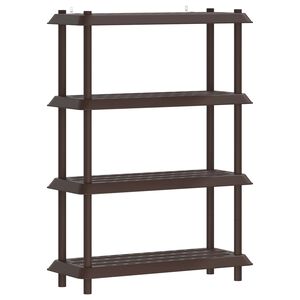 vidaXL &Mu;&omicron;&nu;ά&delta;&alpha; &Rho;&alpha;&phi;&iota;&omicron;ύ 4 &epsilon;&pi;ί&pi;&epsilon;&delta;&alpha; 100 x 40 x 136,5 &epsilon;&kappa;. PP &Kappa;&alpha;&phi;έ