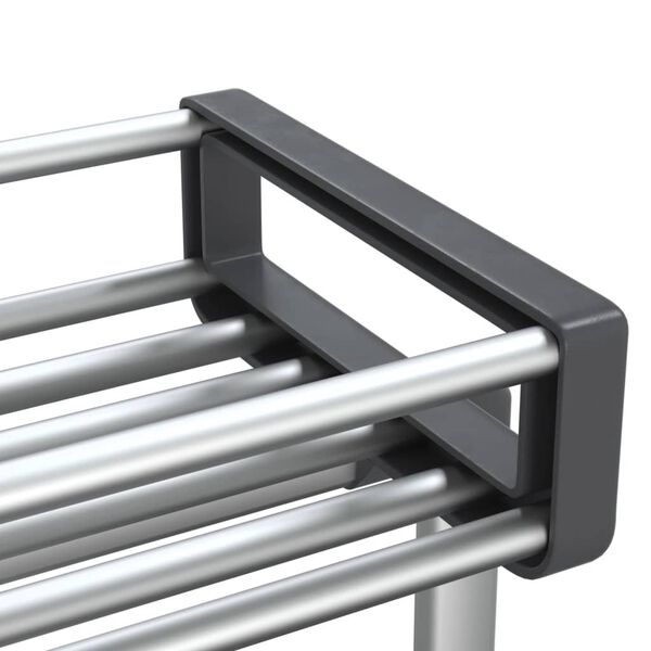 vidaXL Τρόλει Αποθήκευσης 59 x 20 x 75 εκ. από Αλουμίνιο