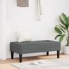 vidaXL παγκάκι Σκούρο γκρι 113 x 57 x 39 εκ. ύφασμα