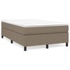 vidaXL &Sigma;&kappa;&epsilon;&lambda;&epsilon;&tau;ό&sigmaf; &Kappa;&rho;&epsilon;&beta;&alpha;&tau;&iota;&omicron;ύ &mu;&epsilon; &Epsilon;&lambda;&alpha;&tau;ή&rho;&iota;&alpha; Taupe 120x200 &epsilon;&kappa;. &Upsilon;&phi;&alpha;&sigma;&mu;ά&tau;&iota;&nu;&omicron;
