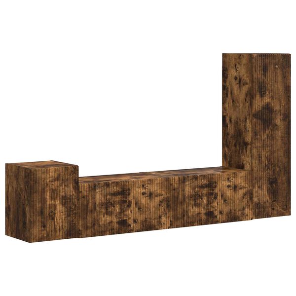 vidaXL &Sigma;&epsilon;&tau; &epsilon;&pi;ί&pi;&lambda;&omicron;&upsilon; &tau;&eta;&lambda;&epsilon;ό&rho;&alpha;&sigma;&eta;&sigmaf; 4 pcs &Kappa;&alpha;&pi;&nu;&iota;&sigma;&tau;ό &Delta;&rho;ύ&sigmaf; &Epsilon;&pi;&epsilon;&xi;&epsilon;&rho;&gamma;&alpha;&sigma;&mu;έ&nu;&omicron; &xi;ύ&lambda;&omicron;