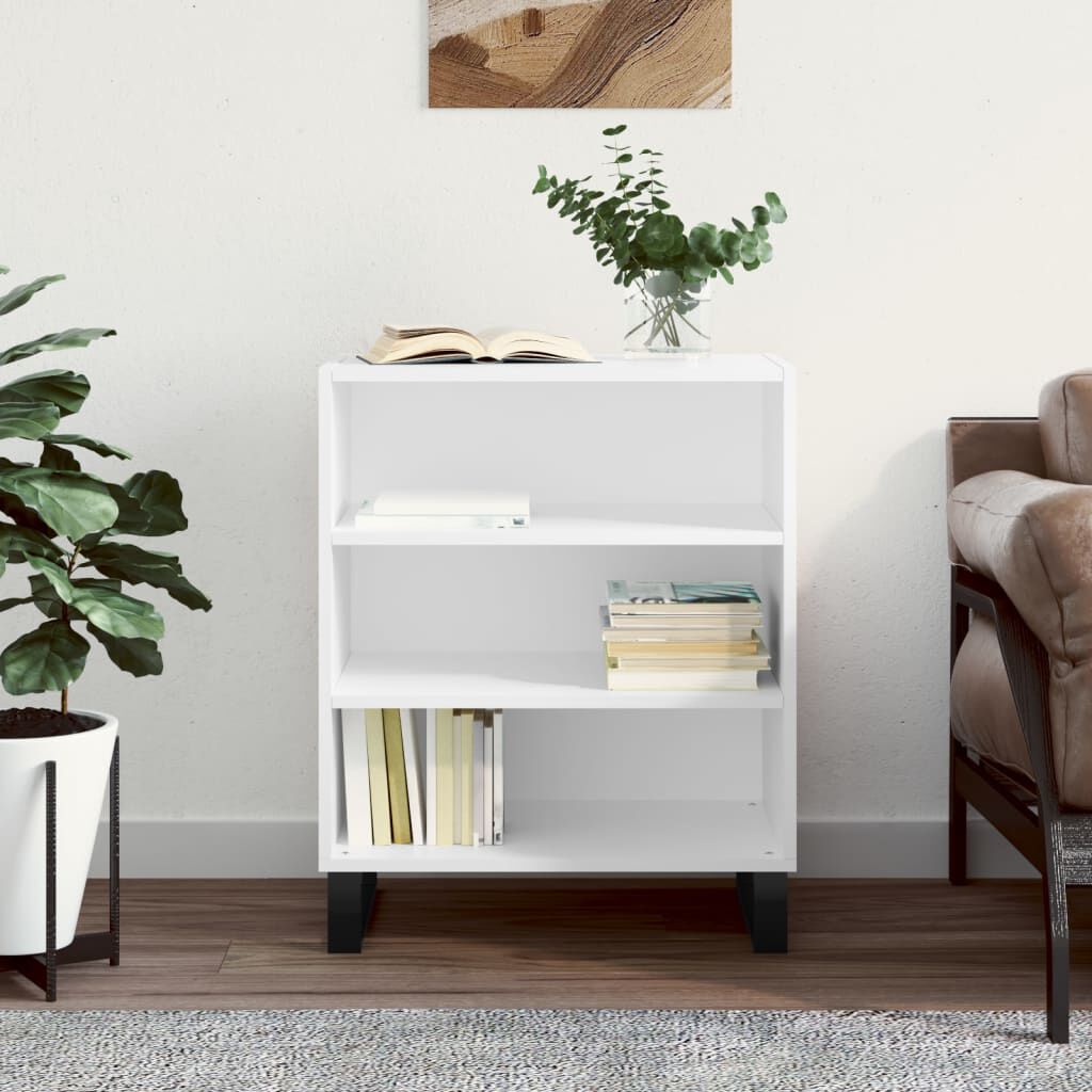 vidaXL Ραφιέρα Λευκή 57 x 35 x 70 εκ. από Επεξεργασμένο Ξύλο