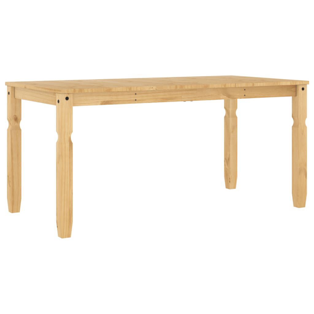 vidaXL Τραπεζαρία Corona 160 x 80 x 75 εκ. από Μασίφ Ξύλο Πεύκου
