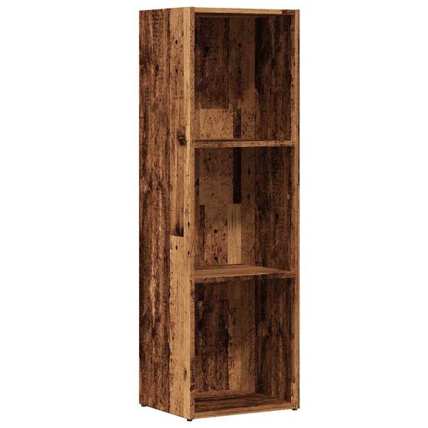 vidaXL Ντουλάπι βιβλίου Παλιό Ξύλο 36x30x114 cm Μηχανικό Ξύλο