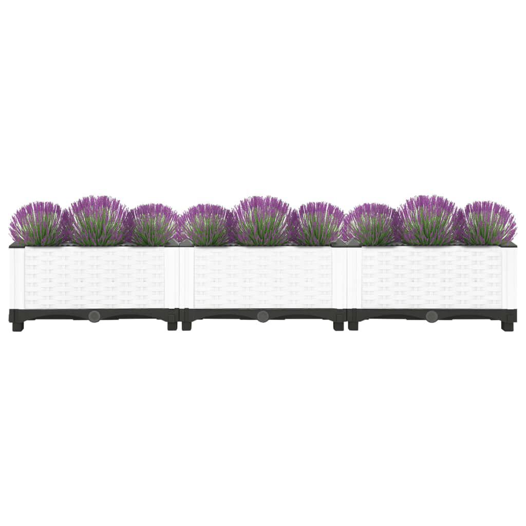vidaXL Ζαρντινιέρα 120 x 40 x 23 εκ. από Πολυπροπυλένιο