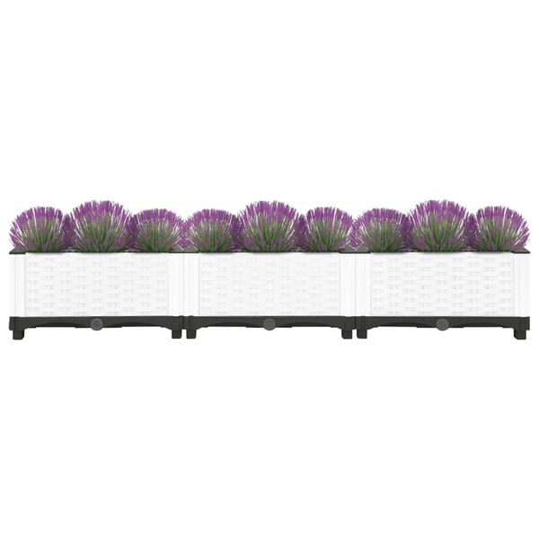 vidaXL Ζαρντινιέρα 120 x 40 x 23 εκ. από Πολυπροπυλένιο