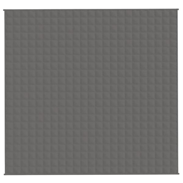vidaXL Κουβέρτα Βαρύτητας Γκρι 220 x 230 εκ. 11 κ. Υφασμάτινη