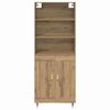 vidaXL Highboard Artisan Oak 69,5 x 34 x 180 &epsilon;&kappa;. &Epsilon;&pi;&epsilon;&xi;&epsilon;&rho;&gamma;&alpha;&sigma;&mu;έ&nu;&omicron; &xi;ύ&lambda;&omicron;