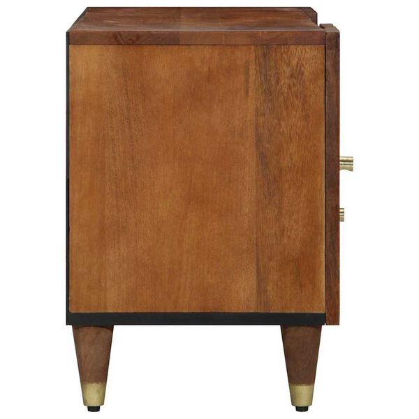 vidaXL Ντουλάπι TV Μέλι Καφέ 105 x 33 x 46 εκ. Στερεό ξύλο μάνγκο