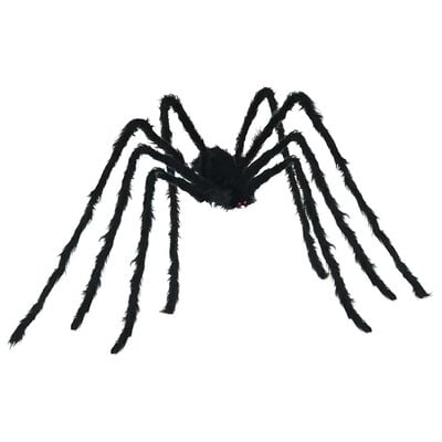 Διακόσμηση αράχνης Halloween με ιστούς 2 τεμ. μαύρη και λευκή 200 cm