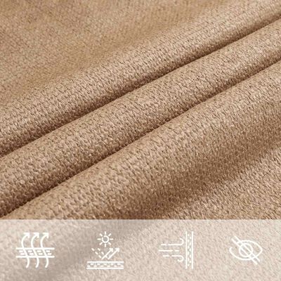 vidaXL Πανί Σκίασης Taupe 5 x 6 μ. από HDPE 160 γρ./μ²