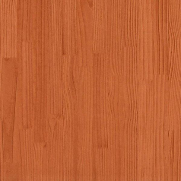 vidaXL Σκελετός Κρεβατιού Καφέ κεριού 100 x 200 cm Μασίφ ξύλο πεύκου