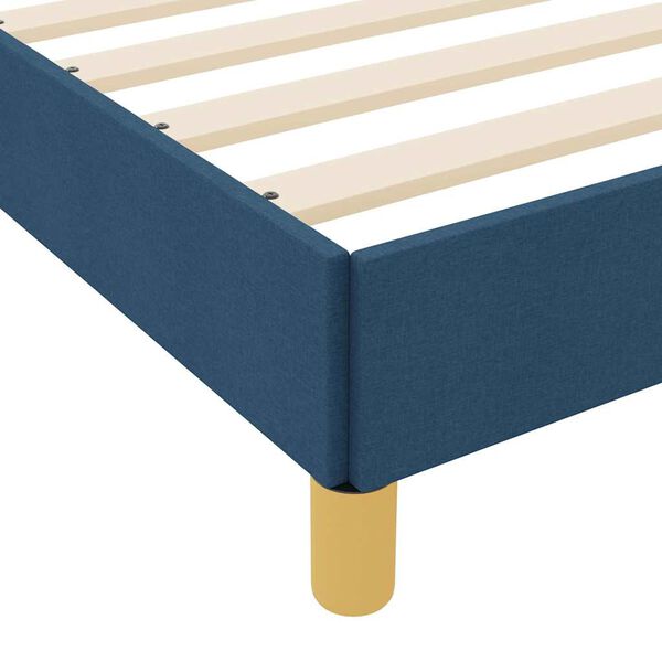 vidaXL Κρεβάτι με ελατήρια Μπλε και Καφέ 120 x 200 cm
