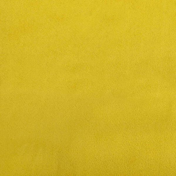 vidaXL Κρεβάτι Γωνίας με κεφαλάρι Κίτρινο 80 x 200 cm Βελούδο