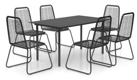 This garden dining set is an excellent choice for your garden, patio or terrace.