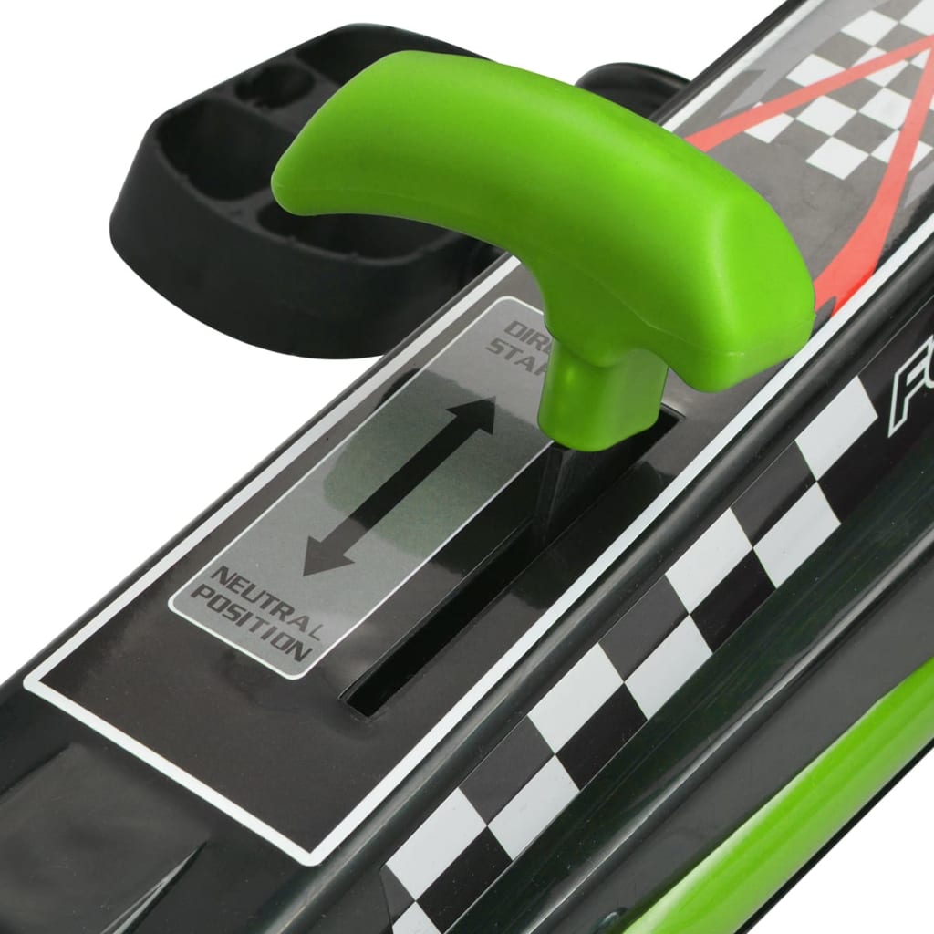 vidaXL Go Kart με Πετάλια με Ρυθμιζόμενο Κάθισμα Πράσινο