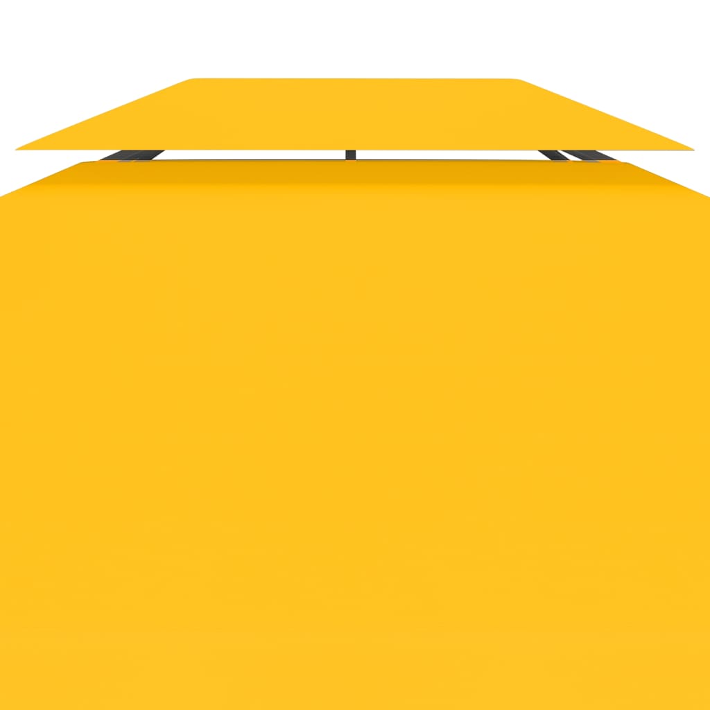 vidaXL Κάλυμμα για Κιόσκι 2 Επιπέδων Κίτρινο 4 x 3 μ. 310 γρ./μ²