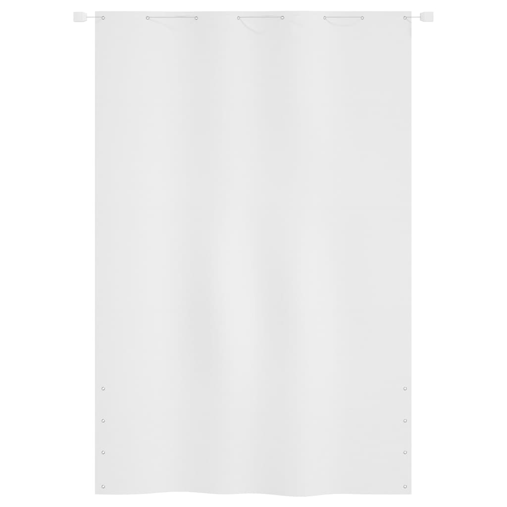vidaXL Διαχωριστικό Βεράντας Λευκό 160 x 240 εκ. Ύφασμα Oxford