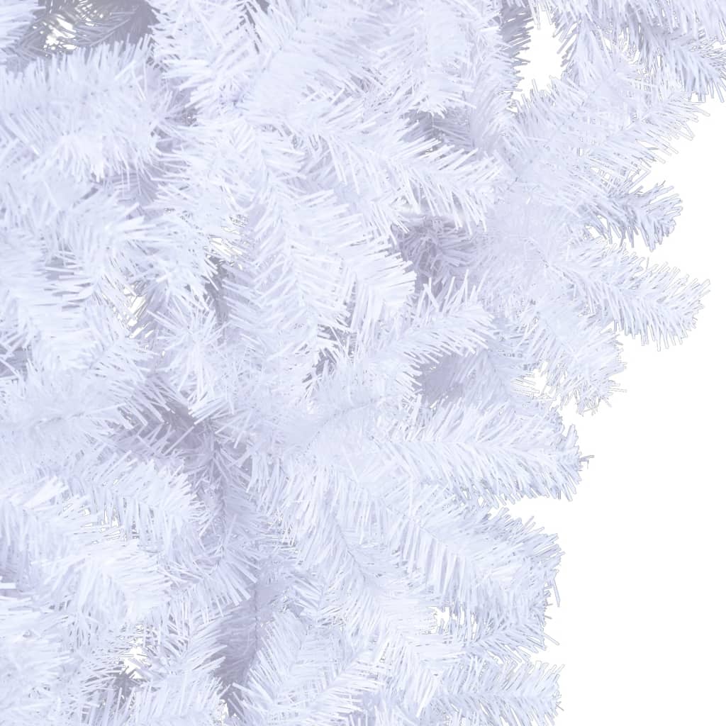 vidaXL Χριστουγεννιάτικο Δέντρο Τεχνητό Ανάποδο με Βάση Λευκό 150 εκ.