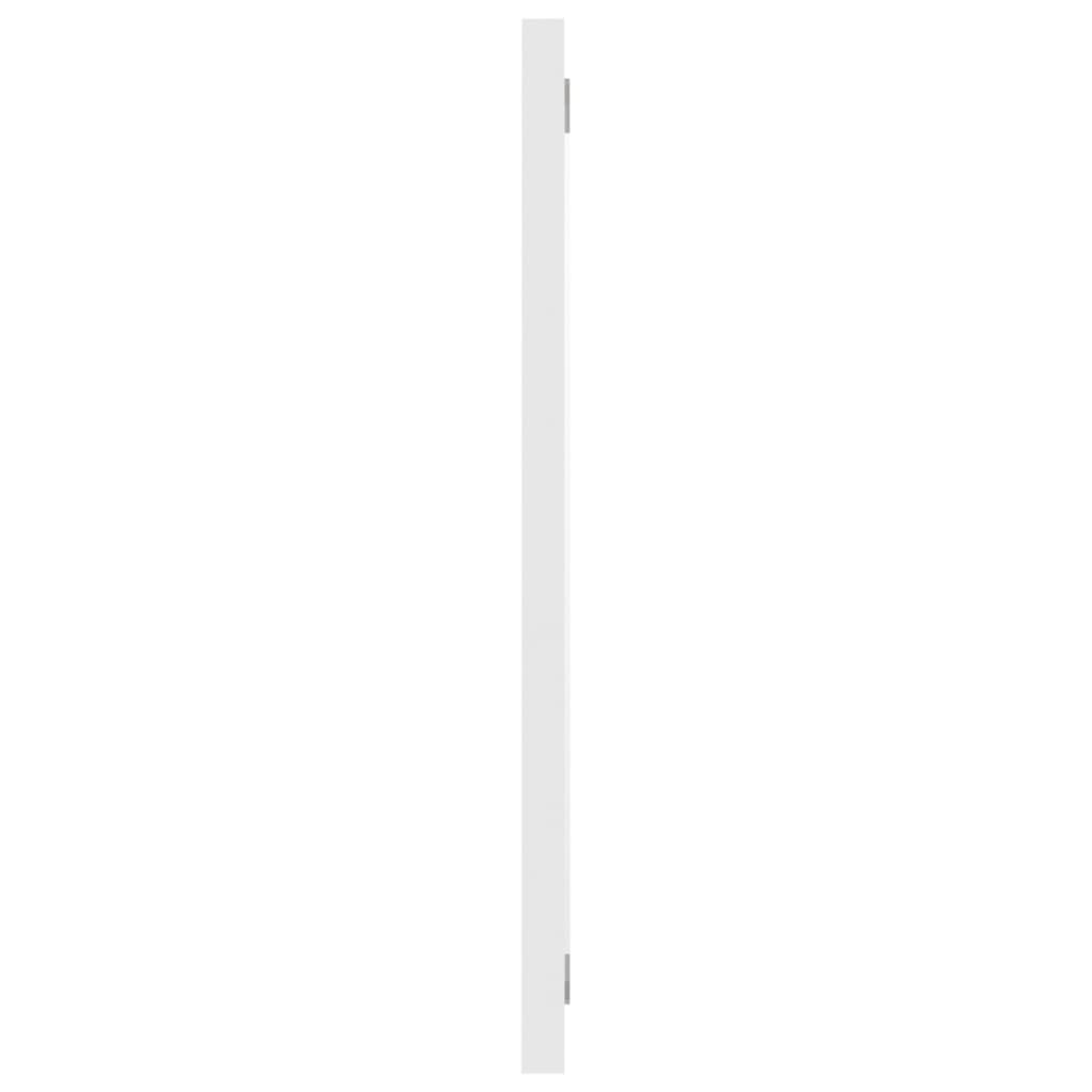 vidaXL Καθρέφτης Μπάνιου Λευκός 60 x 1,5 x 37 εκ. από Μοριοσανίδα