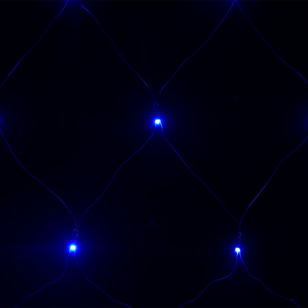 vidaXL Χριστουγεννιάτικα Φωτάκια Δίχτυ Γαλάζια Εσ/Εξ Χώρ. 4x4μ 544 LED