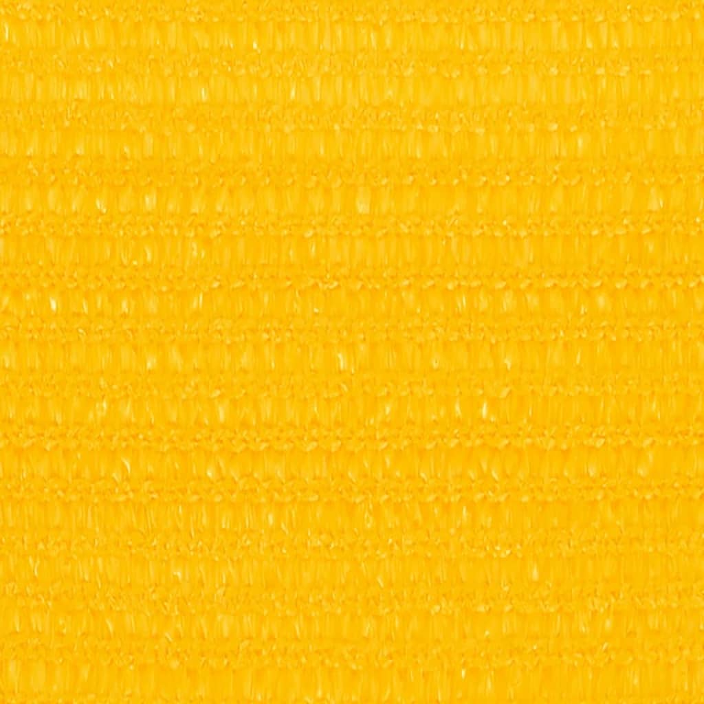vidaXL Πανί Σκίασης Κίτρινο 3,5 x 3,5 x 4,9 μ. 160 γρ./μ² από HDPE