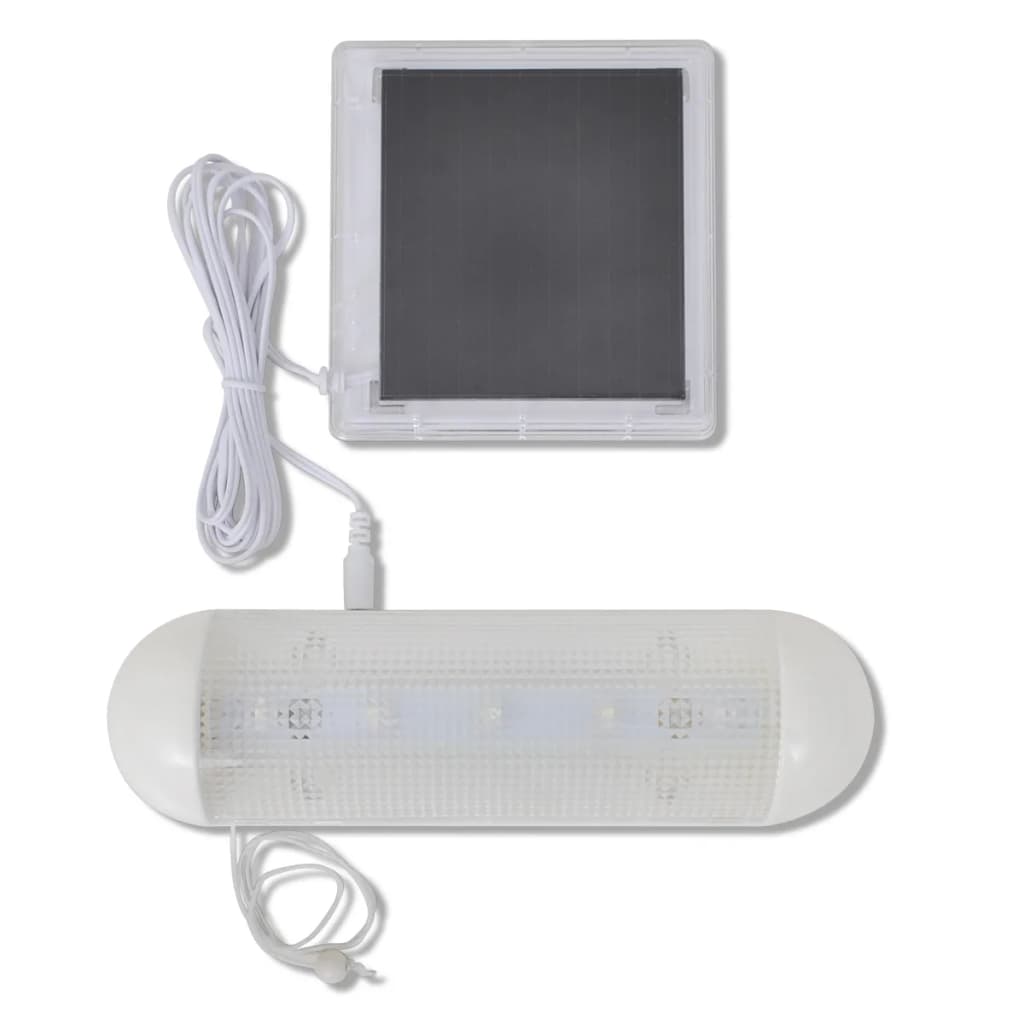 Ηλιακό Φωτιστικό LED Τοίχου Λευκό