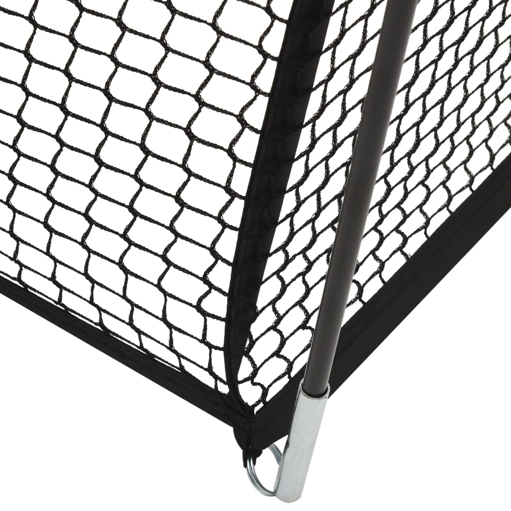 vidaXL Δίχτυ Κλουβί Μπέιζμπολ Μαύρο 900 x 400 x 250 εκ. από Πολυεστέρα