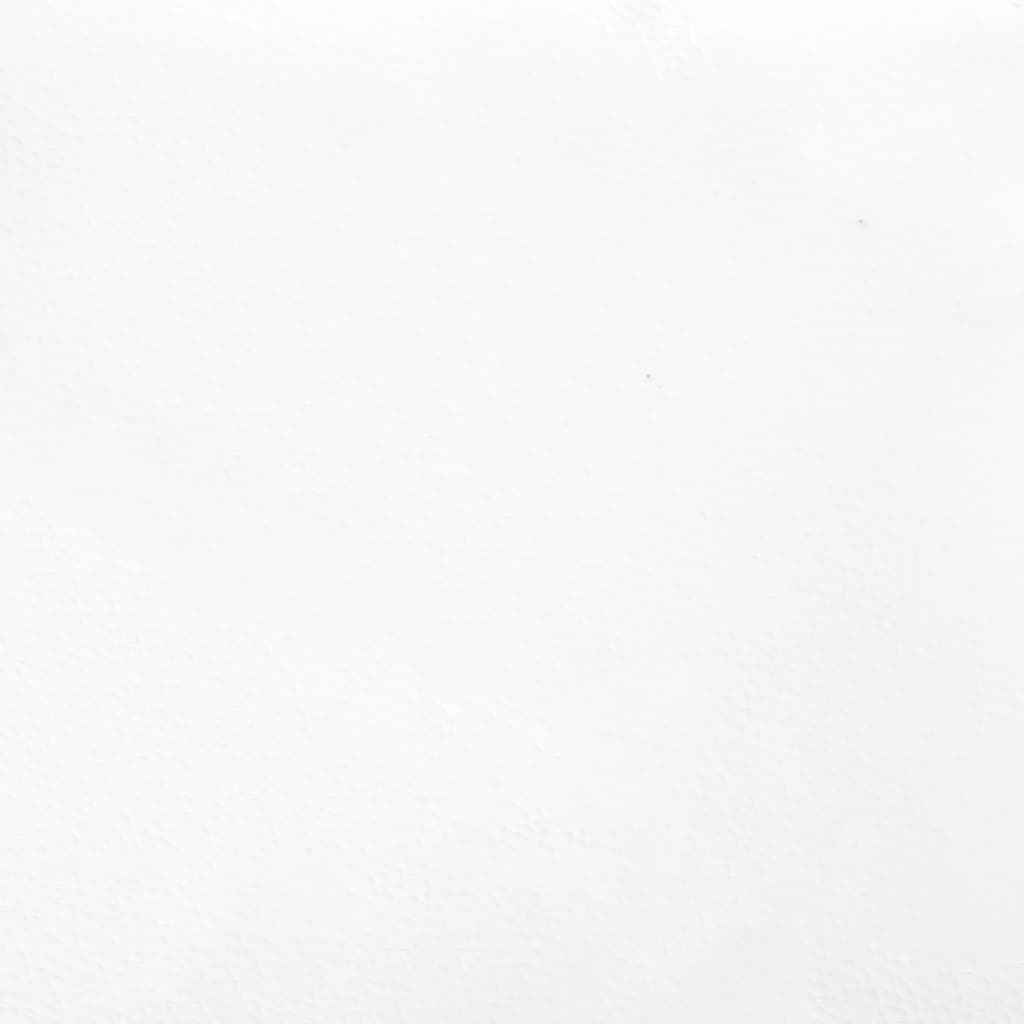 vidaXL Πλαίσιο Κρεβατιού με Κεφαλάρι Λευκό90x190εκ. από ΣυνθετικόΔέρμα