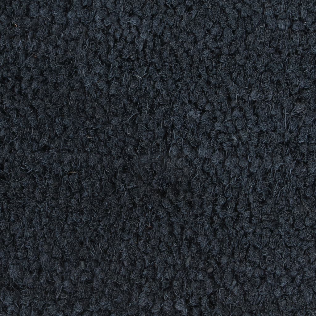 vidaXL Πατάκι Εισόδου Σκούρο Γκρι 80 x 100 εκ. Θυσανωτός Κοκοφοίνικας