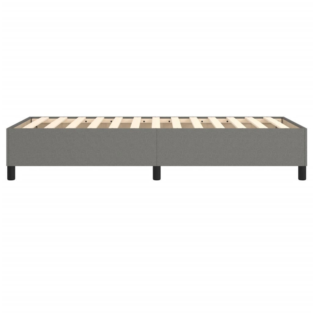 vidaXL Πλαίσιο Κρεβατιού Boxspring Σκούρο Γκρι 80x200 εκ. Υφασμάτινο
