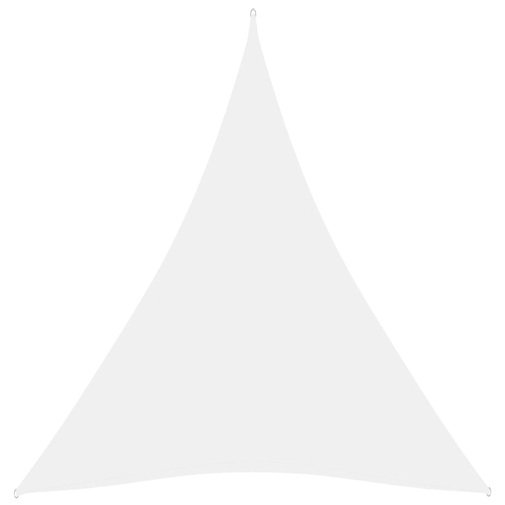 vidaXL Πανί Σκίασης Τρίγωνο Λευκό 5 x 6 x 6 μ. από Ύφασμα Oxford
