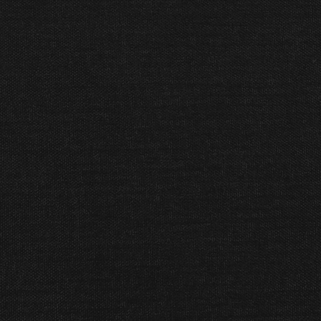 vidaXL Κεφαλάρι Κρεβατιού Μαύρο 80x7x78/88 εκ. Υφασμάτινο