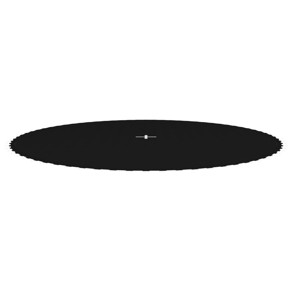 vidaXL Σεντόνι Αναπήδησης Μαύρο για Στρογγυλό Τραμπολίνο 3,96 μ.