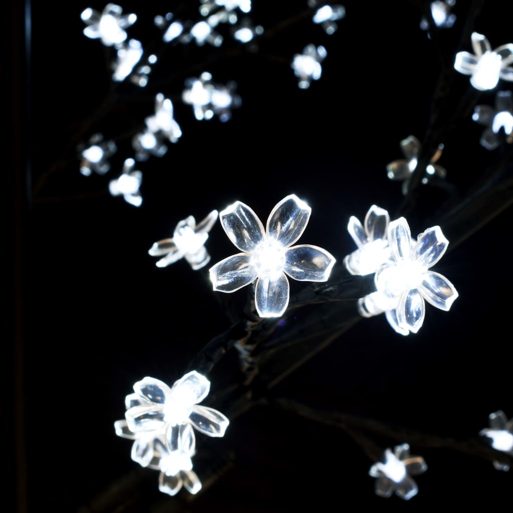 vidaXL Χριστουγεννιάτικο Δέντρο Κερασιά 2000 LED Ψυχρό Λευκό Φως 500εκ