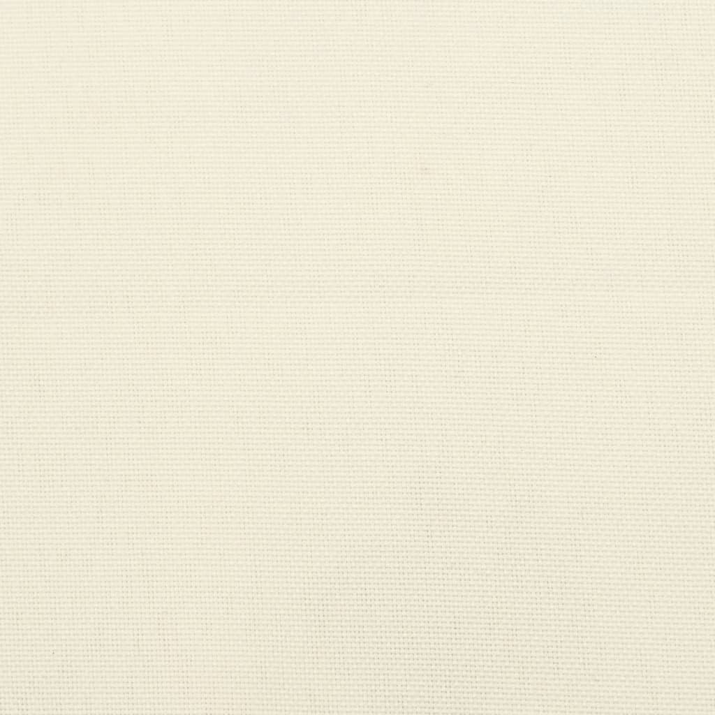 vidaXL Μαξιλάρια Παλέτας 3 τεμ. Κρεμ Λευκά Ριγέ από Ύφασμα Oxford