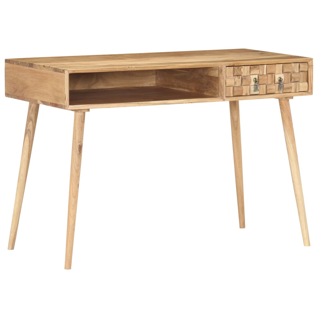287438 vidaXL Writing Desk 115x50x76 cm Solid Acacia Wood