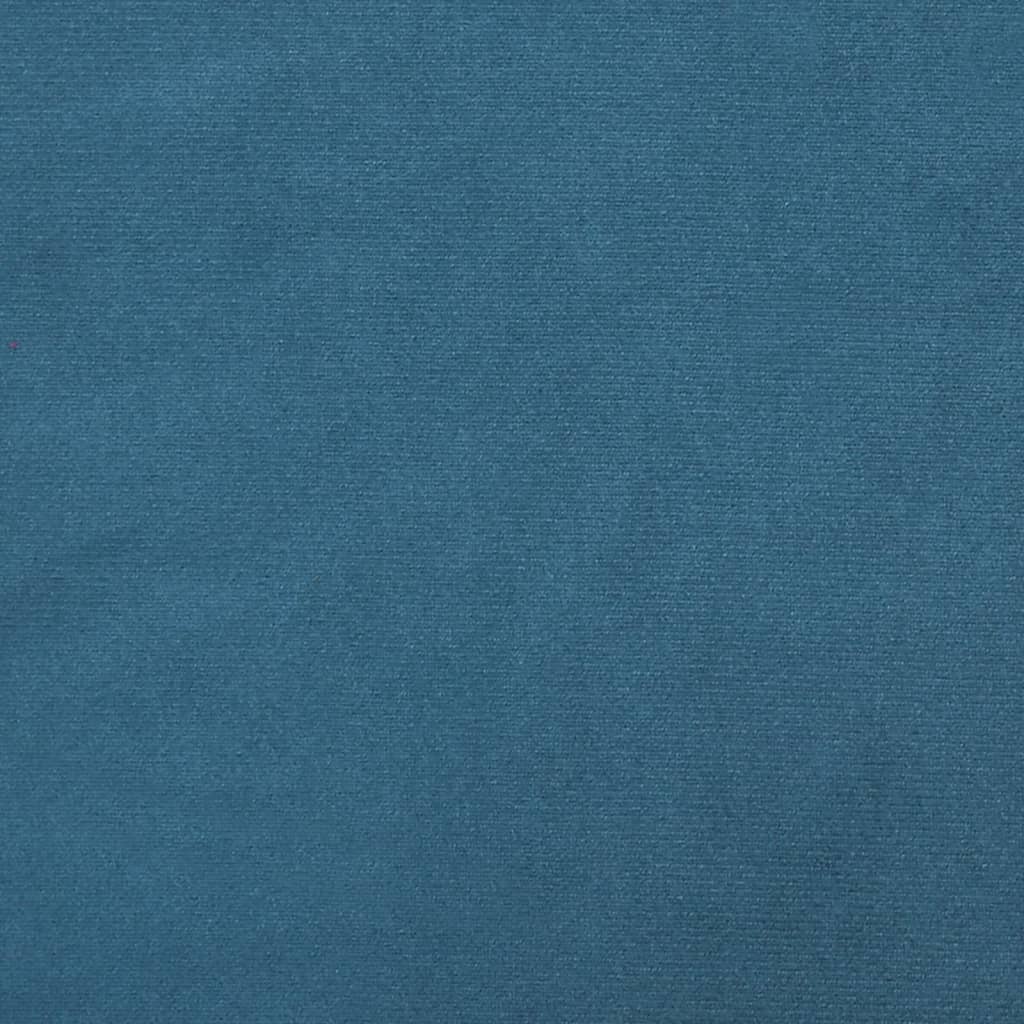vidaXL Πολυθρόνα Μπλε 54 x 59 x 99 εκ. Βελούδινη