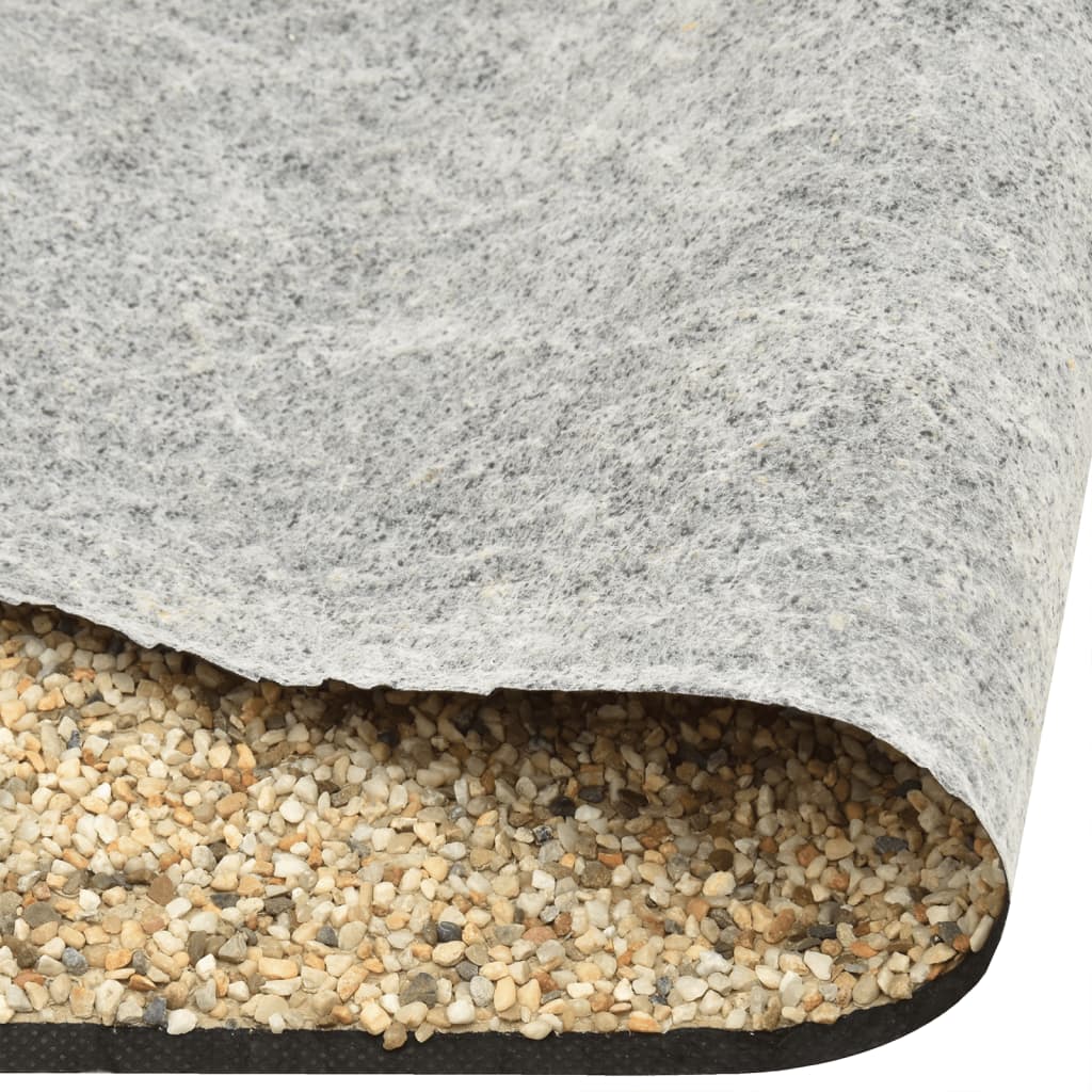 vidaXL Μεμβράνη Λίμνης με Όψη Πέτρας Χρώμα Άμμου 100 x 100 εκ.