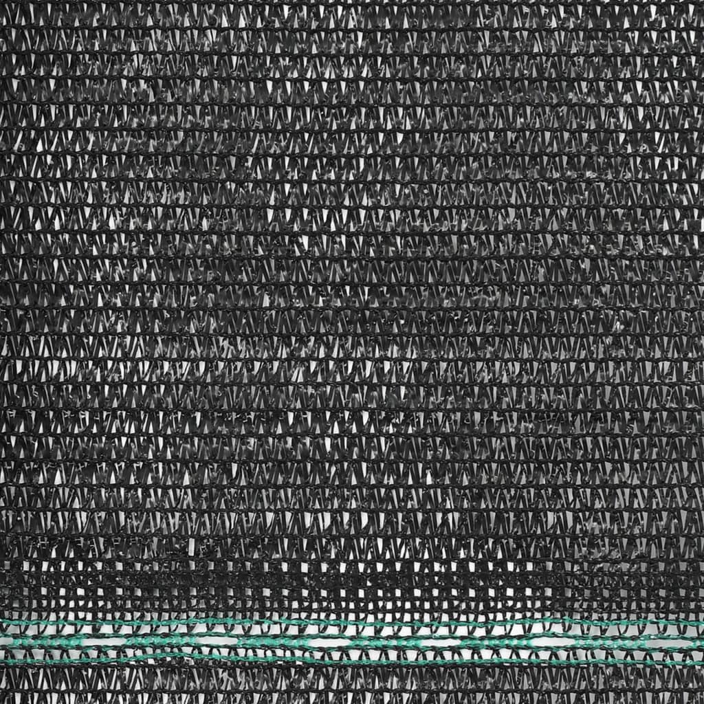 vidaXL Δίχτυ Αντιανεμικό για Γήπεδα Τένις Μαύρο 1,4 x 50 μ. από HDPE