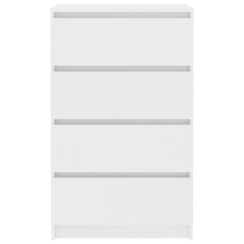 vidaXL Συρταριέρα Λευκή 60 x 35 x 98,5 εκ. από Επεξεργασμένο Ξύλο